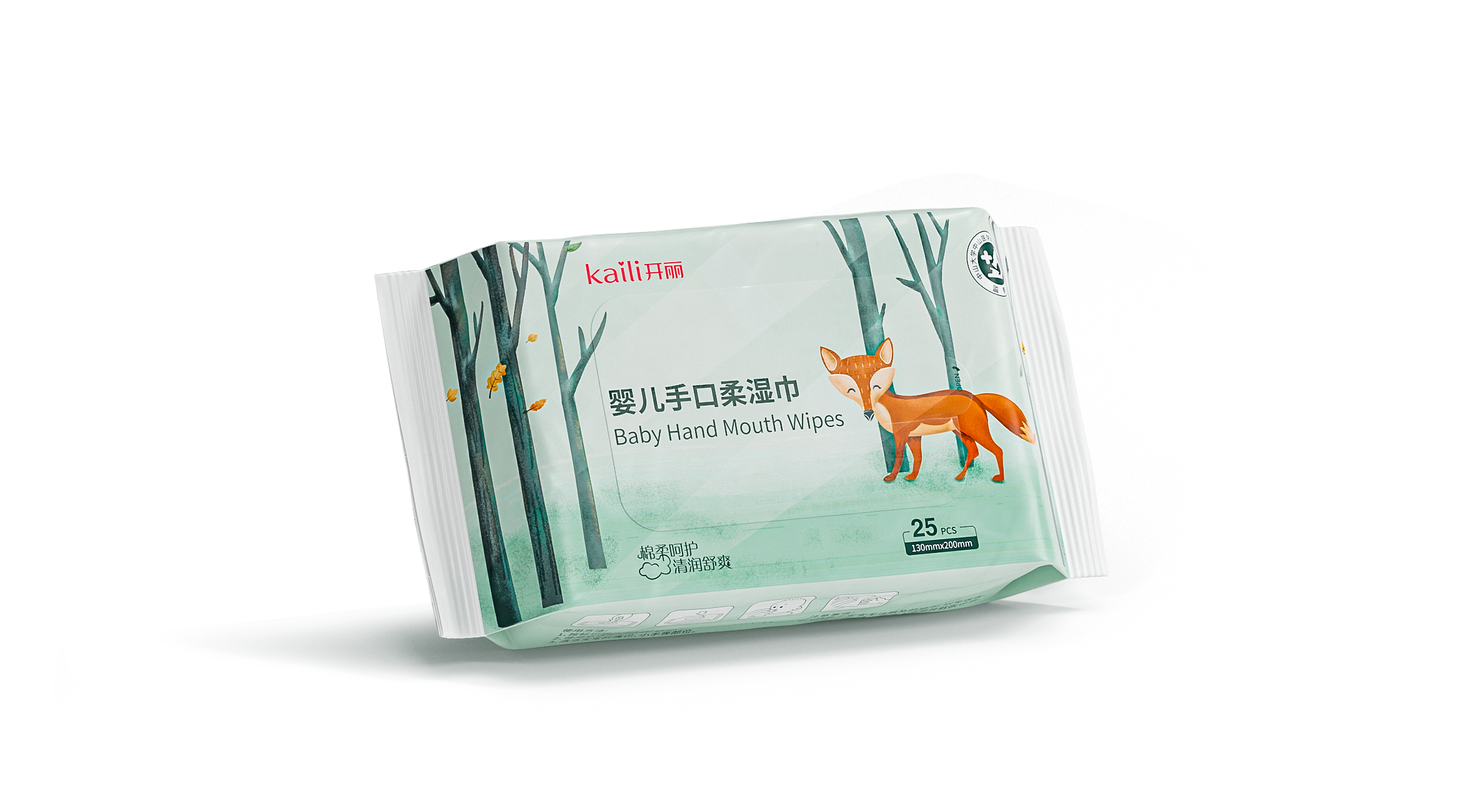 婴儿手口柔湿巾