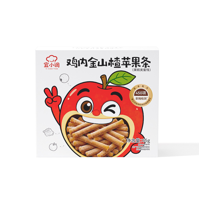 宜小调皮鸡内金山楂苹果条